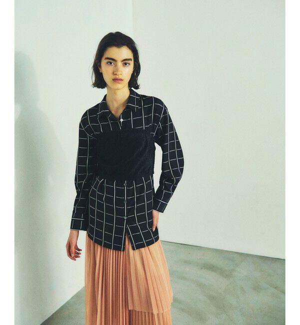 Diagram「ベアレイヤードシャツトップ」|シャツ・ブラウス|ブラック