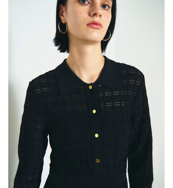 Diagram「ウェーブニットワンピース」|ワンピース|