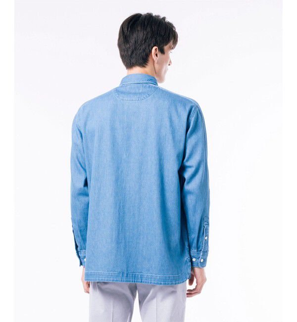 LACOSTE「バイアスカットデニムシャツ」|シャツ・ブラウス|