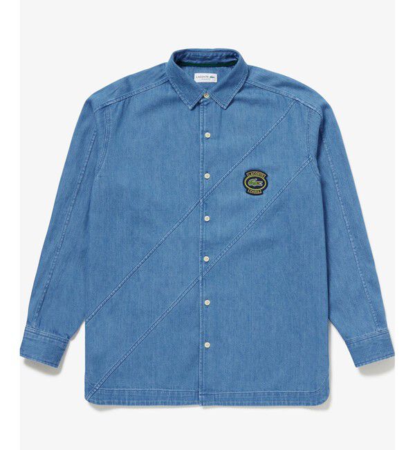 LACOSTE「バイアスカットデニムシャツ」|シャツ・ブラウス|