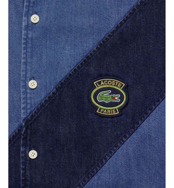 LACOSTE「バイアスカットデニムシャツ」|シャツ・ブラウス|