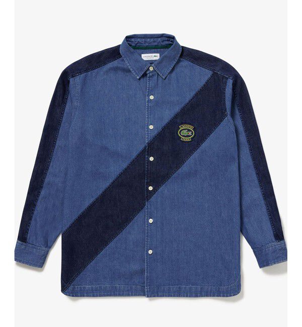 LACOSTE「バイアスカットデニムシャツ」|シャツ・ブラウス|