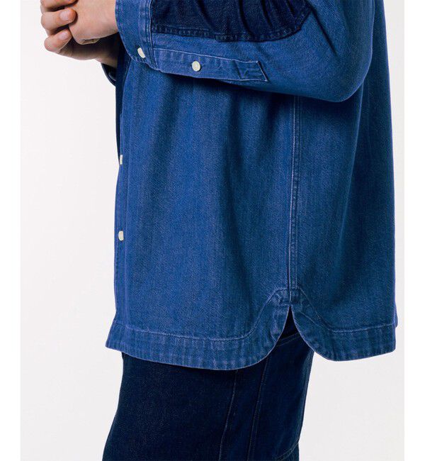 LACOSTE「バイアスカットデニムシャツ」|シャツ・ブラウス|