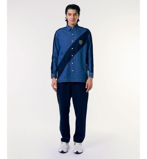 LACOSTE「バイアスカットデニムシャツ」|シャツ・ブラウス|