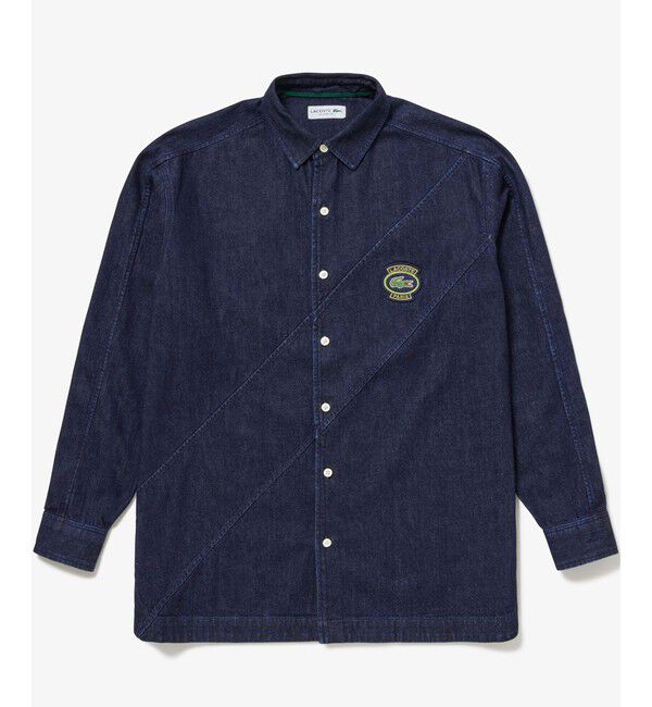 LACOSTE「バイアスカットデニムシャツ」|シャツ・ブラウス|