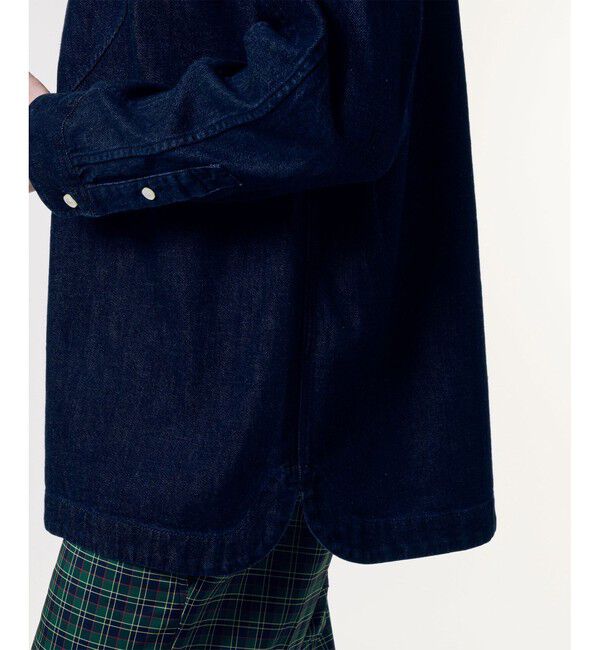 LACOSTE「バイアスカットデニムシャツ」|シャツ・ブラウス|