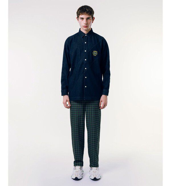 LACOSTE「バイアスカットデニムシャツ」|シャツ・ブラウス|