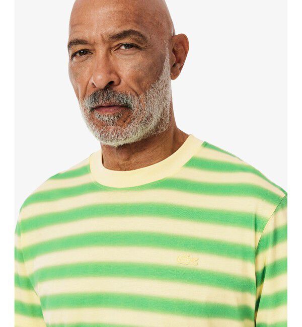 LACOSTE「グラデーションボーダーTシャツ」|Tシャツ・カットソー|