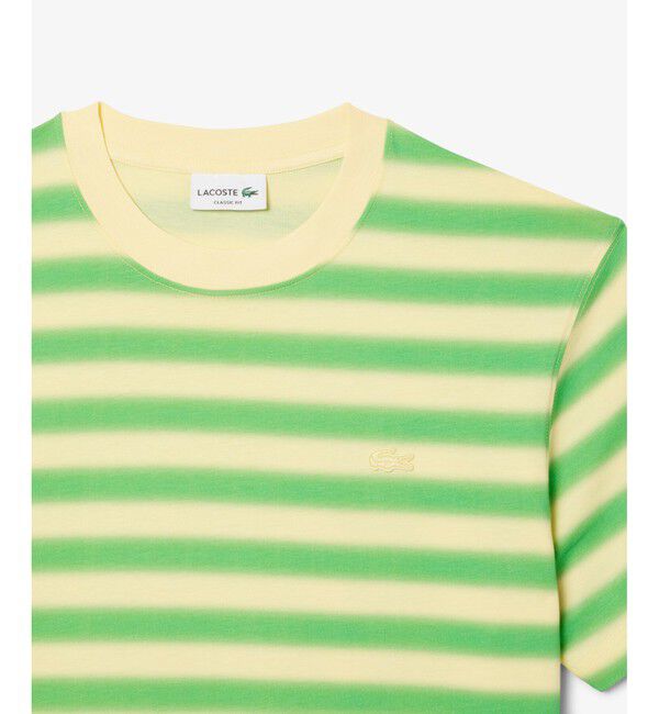 LACOSTE「グラデーションボーダーTシャツ」|Tシャツ・カットソー|