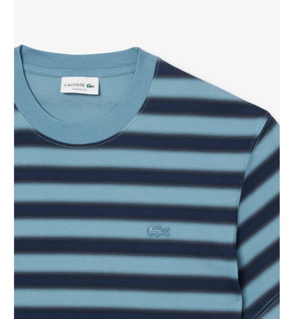 LACOSTE「グラデーションボーダーTシャツ」|Tシャツ・カットソー|