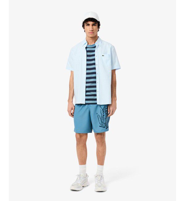 LACOSTE「グラデーションボーダーTシャツ」|Tシャツ・カットソー|