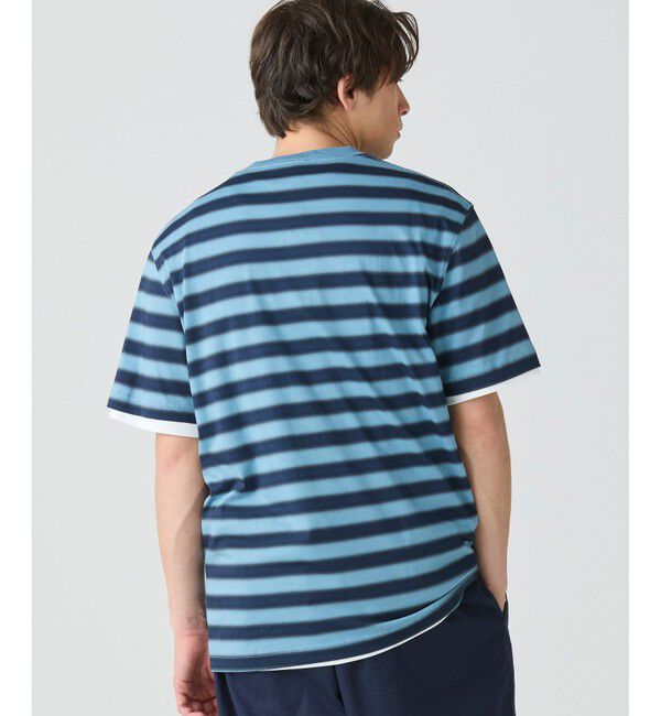 LACOSTE「グラデーションボーダーTシャツ」|Tシャツ・カットソー|