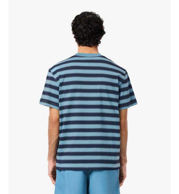 LACOSTE「グラデーションボーダーTシャツ」|Tシャツ・カットソー|