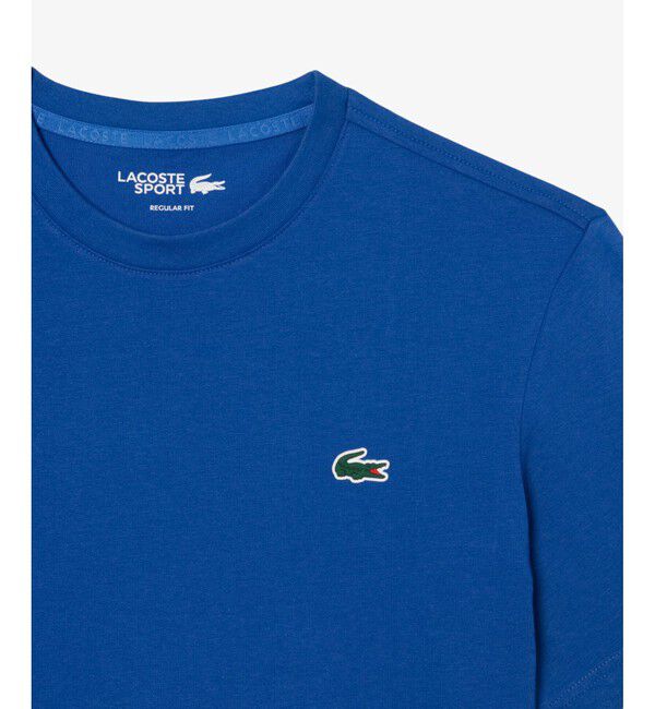 LACOSTE「フェイドエフェクトワニロゴバックプリントウルトラドライTシャツ」|Tシャツ・カットソー|