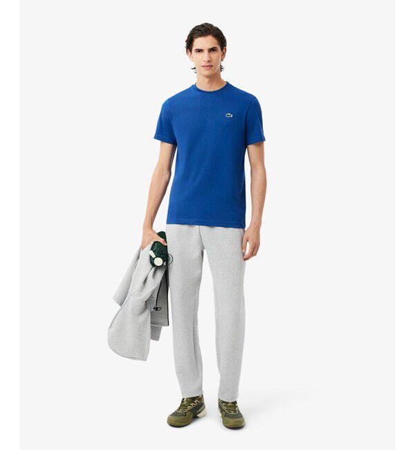 LACOSTE「フェイドエフェクトワニロゴバックプリントウルトラドライTシャツ」|Tシャツ・カットソー|