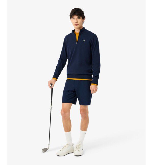 LACOSTE「ラコステゴルフバックプリントウルトラドライロングスリーブTシャツ」|Tシャツ・カットソー|