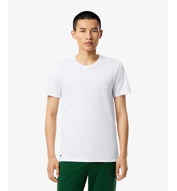LACOSTE「【EC only】エッセンシャル クルーネックTシャツ 3Pセット」|Tシャツ・カットソー|
