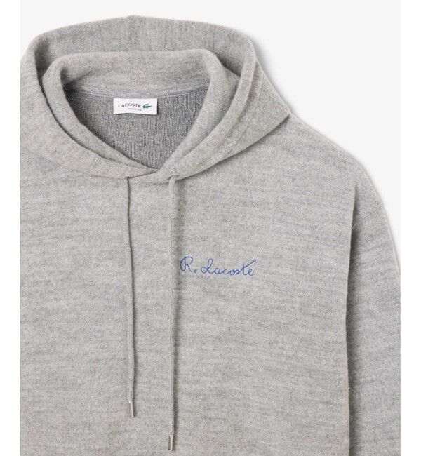 LACOSTE「シグネチャーステッチスウェットフーディー」|パーカー|
