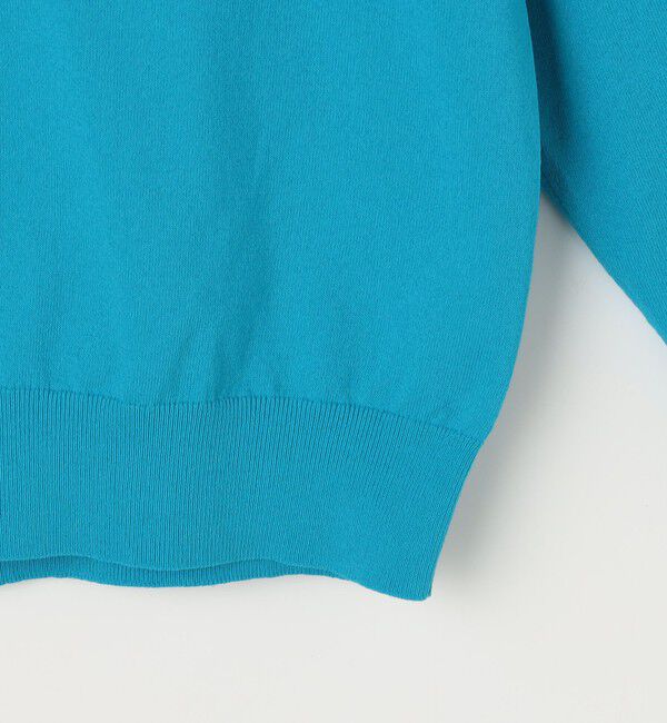 NOLLEY'S「《手洗い可能》コットンテックスクルーネックカーディガン」|カーディガン|