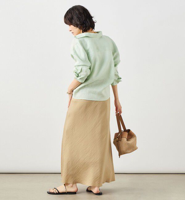 NOLLEY'S「MY STANDARD マルチWAYリネンショートシャツ」|シャツ・ブラウス|