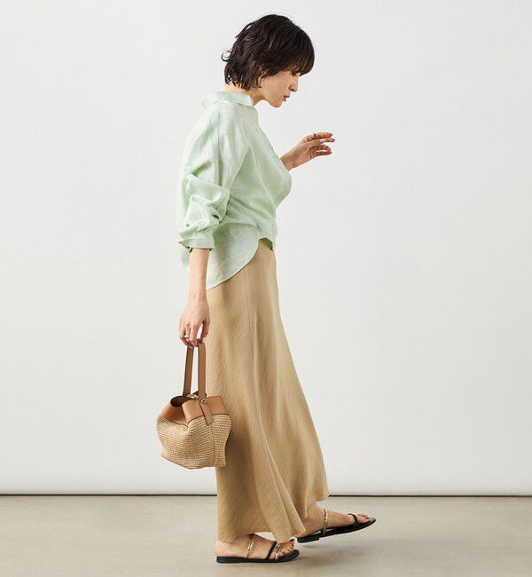 NOLLEY'S「MY STANDARD マルチWAYリネンショートシャツ」|シャツ・ブラウス|