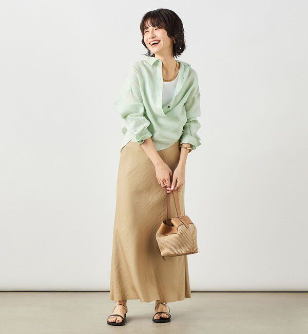 NOLLEY'S「MY STANDARD マルチWAYリネンショートシャツ」|シャツ・ブラウス|