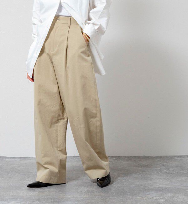 MAQWEL「【MAQWEL/マクウェル】ウォッシャブルカーブチノパンツ」|チノ|