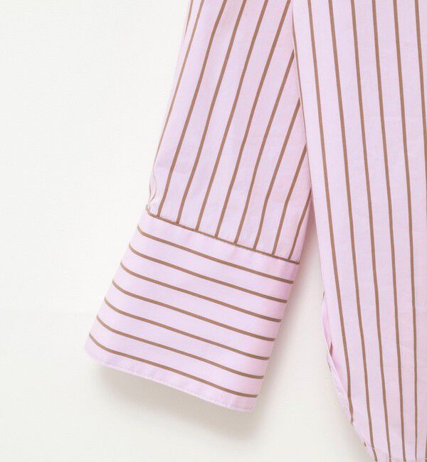 MAQWEL「【MAQWEL/マクウェル】ウォッシャブルストライプシャツ」|シャツ・ブラウス|