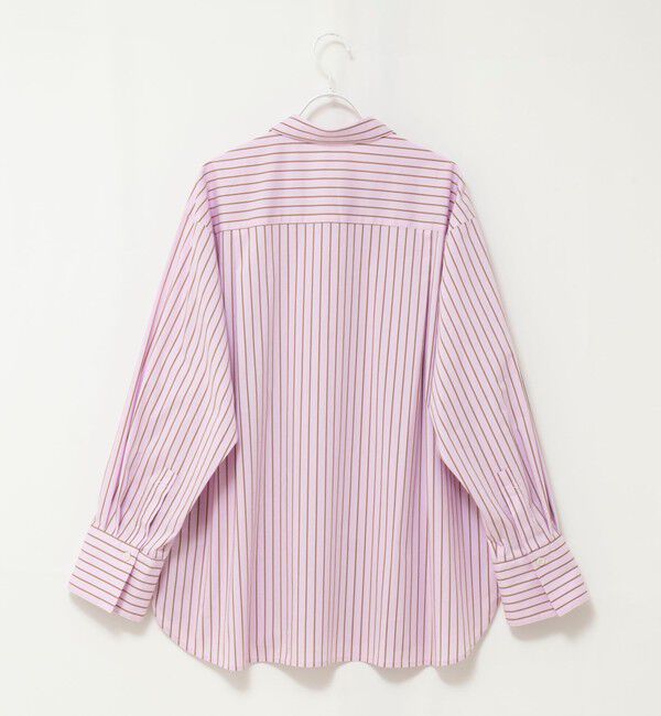 MAQWEL「【MAQWEL/マクウェル】ウォッシャブルストライプシャツ」|シャツ・ブラウス|