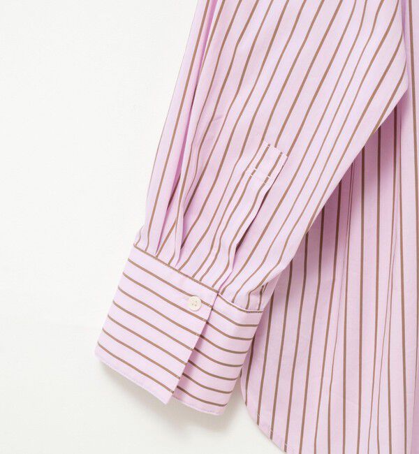 MAQWEL「【MAQWEL/マクウェル】ウォッシャブルストライプシャツ」|シャツ・ブラウス|