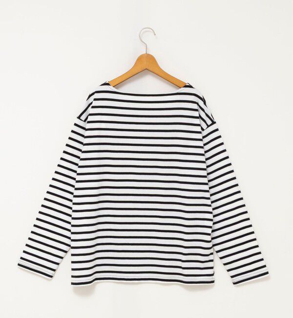 NOLLEY'S「【WEB限定】ウォッシャブルボーダープリントロンTee」|Tシャツ・カットソー|