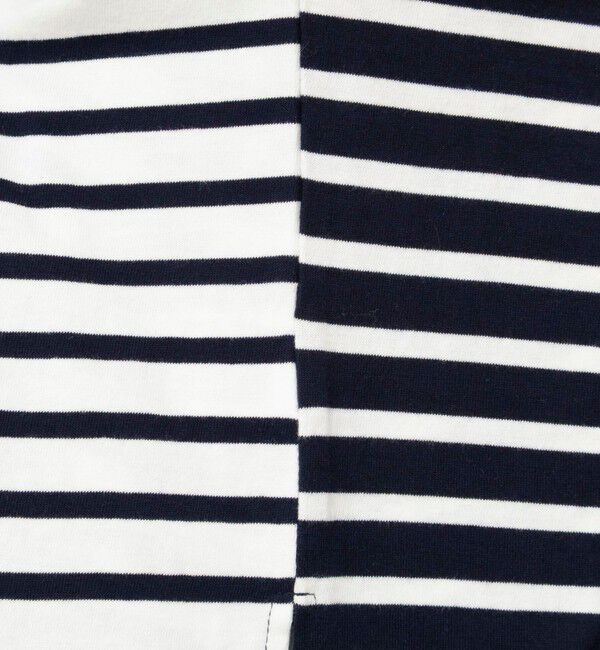 NOLLEY'S「【WEB限定】ウォッシャブルボーダープリントロンTee」|Tシャツ・カットソー|