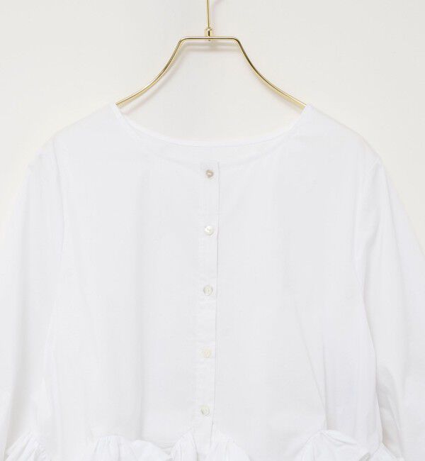 NOLLEY'S「【WEB限定】ウォッシャブルペプラムフリル2WAYブラウス」|シャツ・ブラウス|