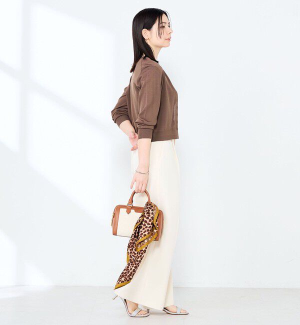 NOLLEY'S sophi「《手洗い可能/アンサンブル対応》マルチファンクションハイゲージクルーネックカーディガン」|カーディガン|