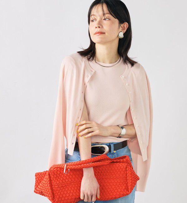 NOLLEY'S sophi「《手洗い可能/アンサンブル対応》マルチファンクションハイゲージクルーネックカーディガン」|カーディガン|