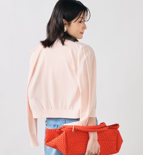 NOLLEY'S sophi「《手洗い可能/アンサンブル対応》マルチファンクションハイゲージクルーネックカーディガン」|カーディガン|