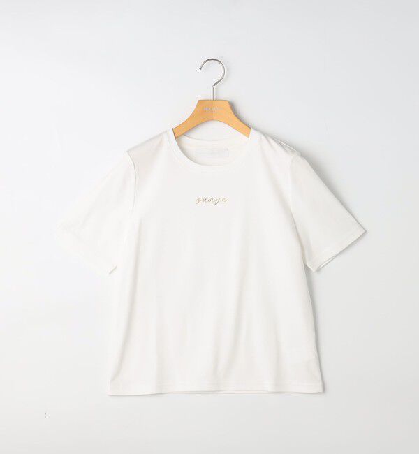 NOLLEY'S sophi「《手洗い可能》W&Wベイシック丈ロゴTシャツ」|Tシャツ・カットソー|