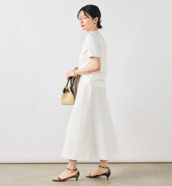 NOLLEY'S sophi「《手洗い可能》W&Wベイシック丈ロゴTシャツ」|Tシャツ・カットソー|