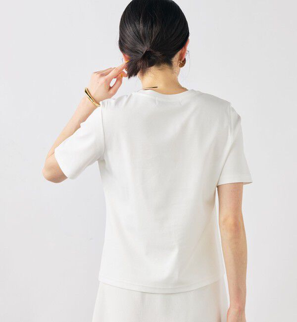 NOLLEY'S sophi「《手洗い可能》W&Wベイシック丈ロゴTシャツ」|Tシャツ・カットソー|