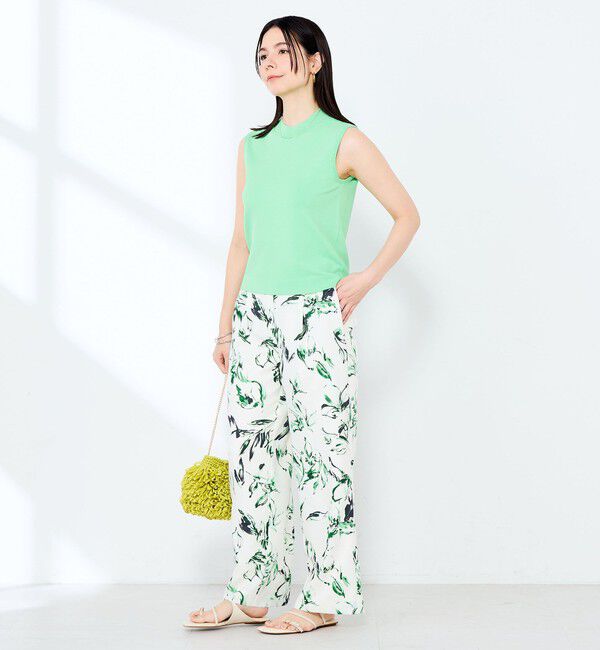 NOLLEY'S sophi「《手洗い可能》マルチファンクションハイネックノースリーブプルオーバー」|ニット・セーター|