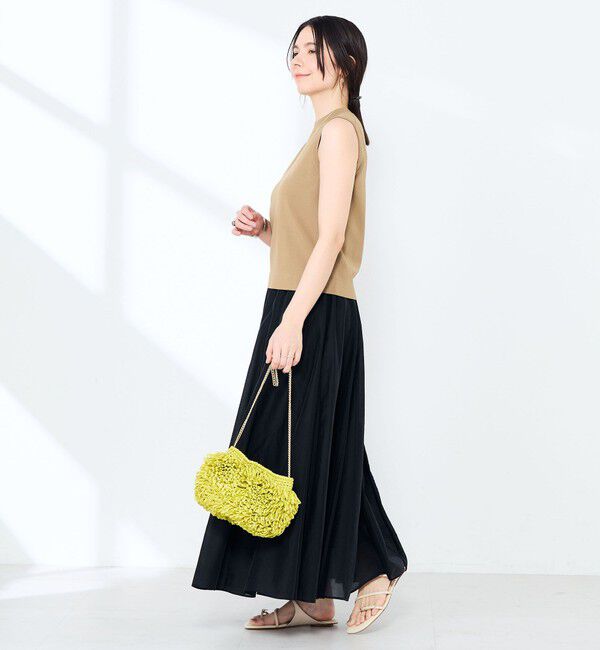 NOLLEY'S sophi「《手洗い可能》マルチファンクションハイネックノースリーブプルオーバー」|ニット・セーター|