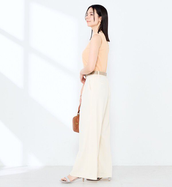 NOLLEY'S sophi「ウォッシャブル強撚ツイルワイドパンツ」|その他|