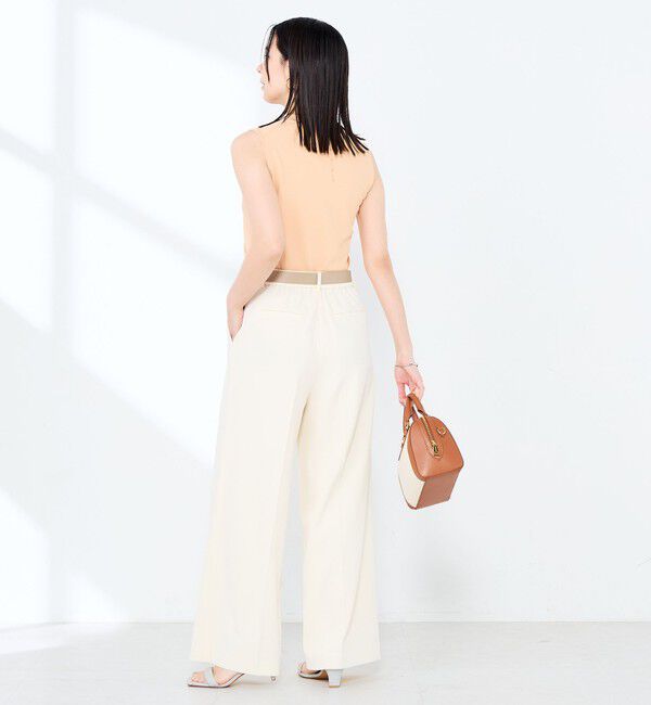 NOLLEY'S sophi「ウォッシャブル強撚ツイルワイドパンツ」|その他|