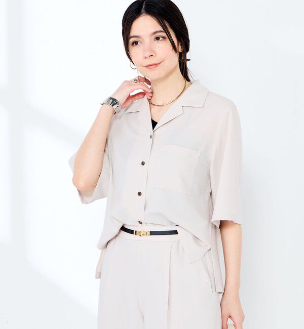 NOLLEY'S sophi「《セットアップ対応》ウォッシャブルエアリージョーゼットイージーワイドパンツ」|その他|