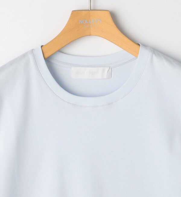 NOLLEY'S sophi「《手洗い可能》W&Wベイシック丈Tシャツ」|Tシャツ・カットソー|