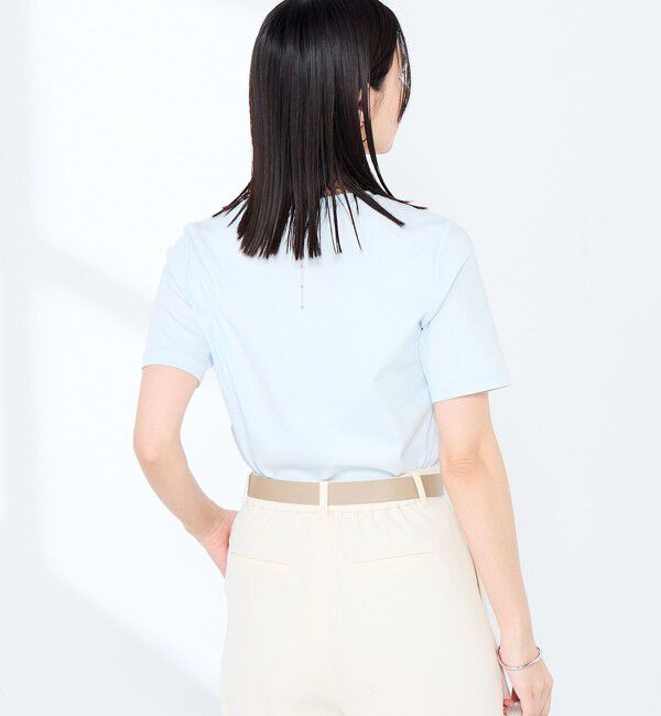 NOLLEY'S sophi「《手洗い可能》W&Wベイシック丈Tシャツ」|Tシャツ・カットソー|