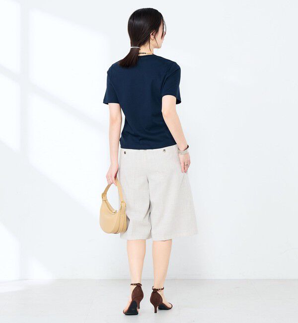 NOLLEY'S sophi「《手洗い可能》W&Wベイシック丈Tシャツ」|Tシャツ・カットソー|