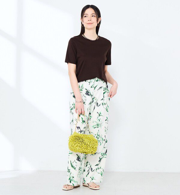 NOLLEY'S sophi「《手洗い可能》W&Wベイシック丈Tシャツ」|Tシャツ・カットソー|