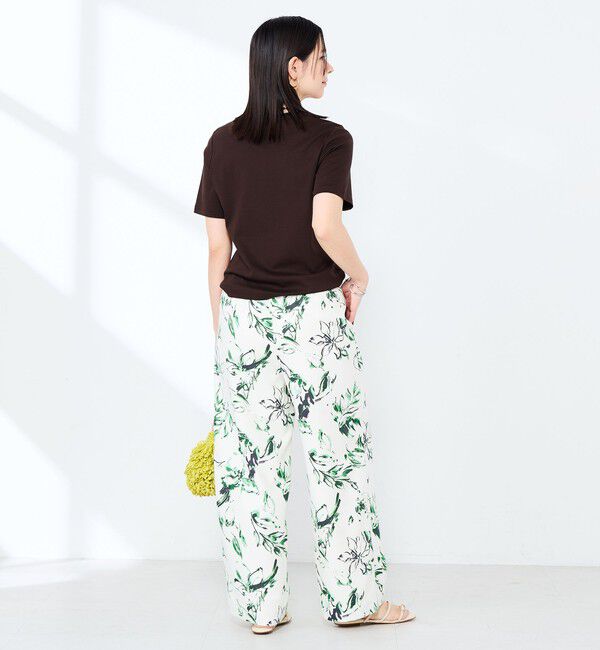 NOLLEY'S sophi「《手洗い可能》W&Wベイシック丈Tシャツ」|Tシャツ・カットソー|