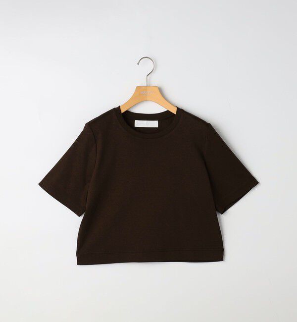 NOLLEY'S sophi「《手洗い可能》W&Wショート丈Tシャツ」|Tシャツ・カットソー|